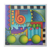 Psychedeco Tegeltje (Voorkant)