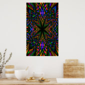 Psychedelia 4 poster (Keuken)