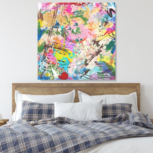 Psychedelia Canvas Afdruk (Insitu (Slaapkamer))