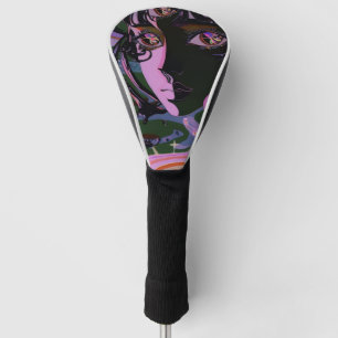 Psychedelic 3e oog anime meisje golfheadcover