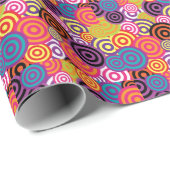 Psychedelic 60s/70s cadeaupapier (Rol Hoek)