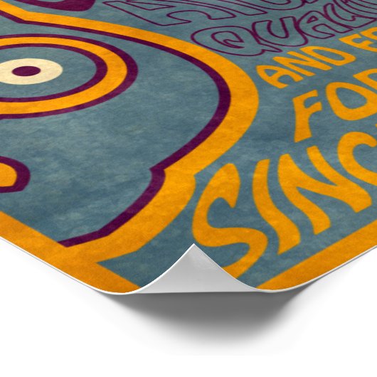 Psychedelic Abscure Poster (Hoek)