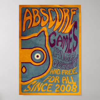 Psychedelic Abscure Poster