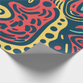 Psychedelic Abstract Cadeaupapier (Hoek)