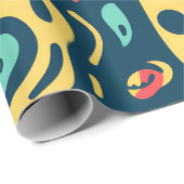 Psychedelic Abstract Cadeaupapier (Rol Hoek)