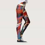 Psychedelic Abstract Dream Art Leggings ★ Psydefx★ (Rechts)