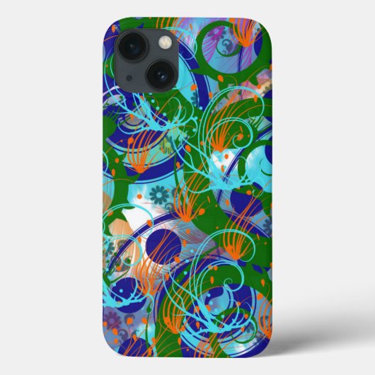Psychedelic Abstracte Art Case-Mate iPhone Case (Achterkant)