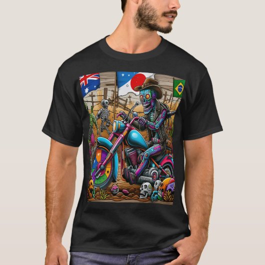 Psychedelic Adventure in the Post-Apocalyptic T-shirt (Voorkant)