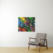 Psychedelic Alcohol Ink Abstract Wandkleed (In Situ (horizontaal))