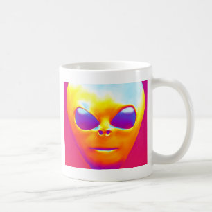 Psychedelic Alien Koffiemok