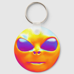 Psychedelic Alien Sleutelhanger