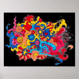 Psychedelic America Poster