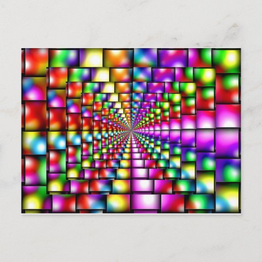 Psychedelic Art Briefkaart (Voorkant)