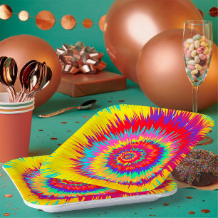 Psychedelic Art Papieren Bordje