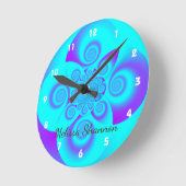 Psychedelic Art Ronde Klok (Hoek)