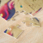Psychedelic Balloons Welkom Thuispuzzel Legpuzzel (Zijkant)