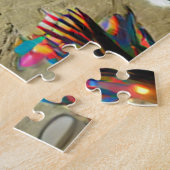 Psychedelic Balloons Welkom Thuispuzzel Legpuzzel (Zijkant)