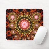Psychedelic Batik Mousepad Muismat (Met muis)