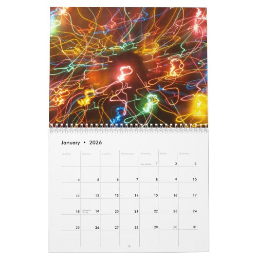 Psychedelic Blist Kalender (Jan 2026)