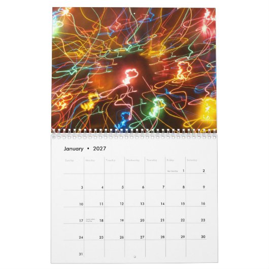 Psychedelic Blist Kalender (Jan 2027)