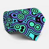 Psychedelic Blobs Stropdas (Opgerold)