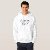 Psychedelic Blobs van Bex Ilsley Hoodie (Voorkant volledig)