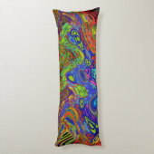 Psychedelic Body Pillow Lichaamskussen (Achterkant (Verticaal))