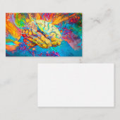 Psychedelic Brain Visitekaartje (Voorkant / Achterkant)