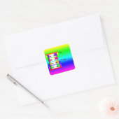 Psychedelic Bright Eyes Gift Label Stickers (Envelop)