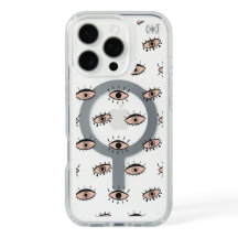 Psychedelic Brown Staring Eye Halloween Speck Hoes