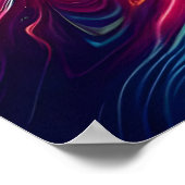 Psychedelic Buddha Art Poster - Vibrant Third Eye  (Coin)