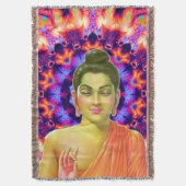 Psychedelic Buddha Deken (Voorkant Verticaal)