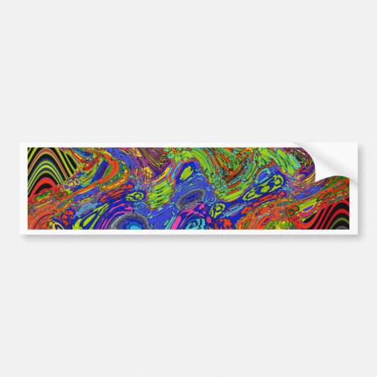Psychedelic Bumpersticker (Voorkant)