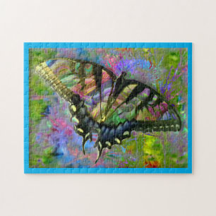[Psychedelic Butterfly] Colorful Pastels Legpuzzel