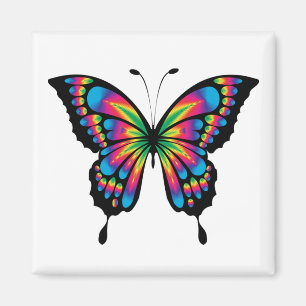 Psychedelic Butterfly Magneet