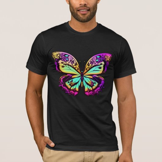 Psychedelic Butterfly T-shirt (Voorkant)