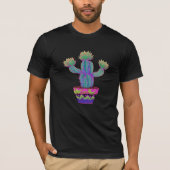 Psychedelic Cactus T-shirt (Voorkant)