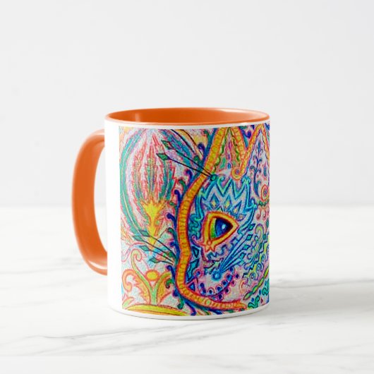 Psychedelic Cat, Louis Wain Mok (Voorkant links)