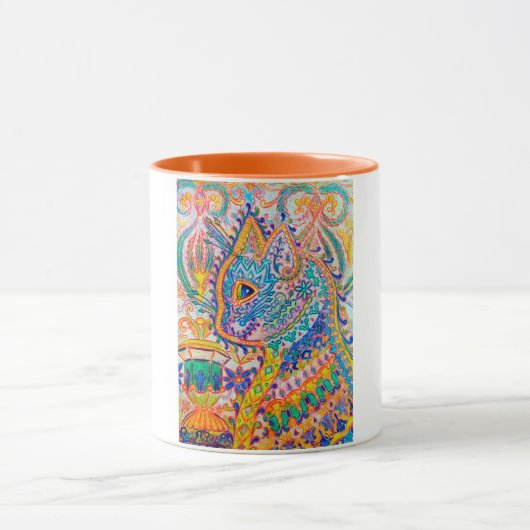 Psychedelic Cat, Louis Wain Mok (Midden)