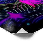 Psychedelic Cat Perfect Poster (Hoek)