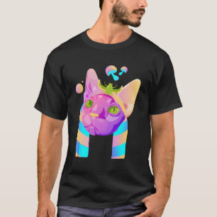 Psychedelic Cat T-shirt