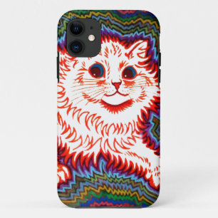  Psychedelic Cat van Louis Wain iPhone 11 Hoesje