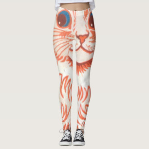 Psychedelic Cat van Louis Wain Leggings