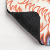  Psychedelic Cat van Louis Wain Muismat (Hoek)