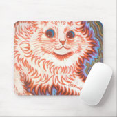  Psychedelic Cat van Louis Wain Muismat (Met muis)