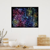 Psychedelic Chemistry Poster (Keuken)