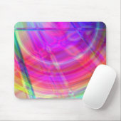 Psychedelic Circle Mousepad Muismat (Met muis)