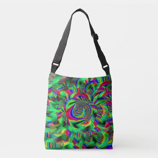 Psychedelic Circles...... Crossbody Tas (Voorkant)