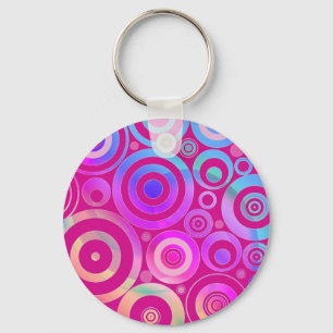 Psychedelic Circles Sleutelhanger