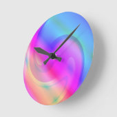Psychedelic Clock Ronde Klok (Hoek)